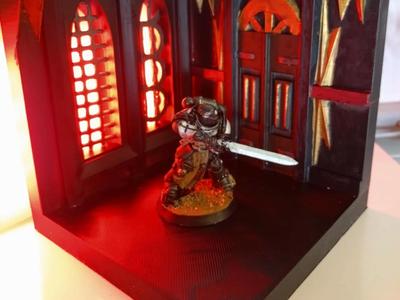 Miniature Display Castle Room