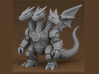 Mecha Dragon (Triple Head) - Hydra