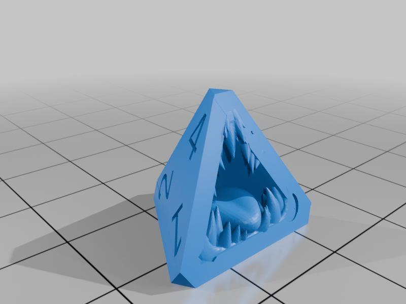 D4 Dice Monster