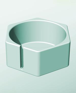 CH162-80-S Stacking slotted module bin for modern home decor