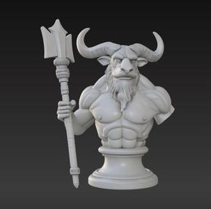 Minotaur Statue