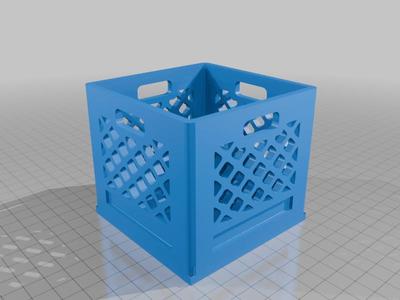 Post It Milk Crate