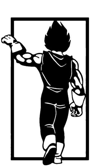 Vegeta stencil 11