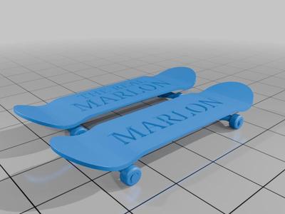 Custom Tech Deck for Marlon