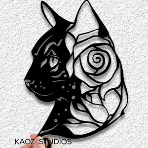 whimiscal kitty wall art galaxy cat wall decor fantasy kitten decoration