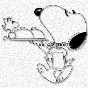 snoopy wall art woodstock wall decor shultz decoration fanart