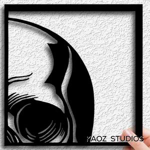 PIECE 2 of 4 HUGE Gothic Skull Wall Art Halloween Decor