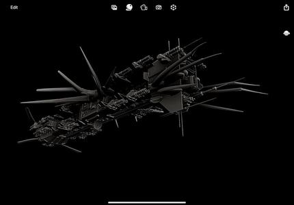 Earth Force Advanced Delta Shadow Dreadnought