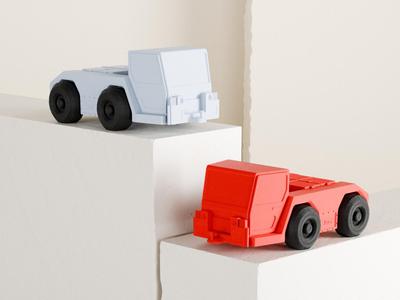 Toy Car. Toy Airport Tug. Great Childrens Gift 
