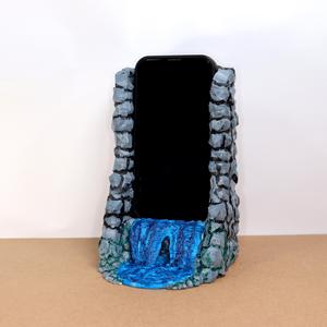 Phone holder waterfall