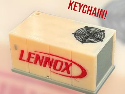 Lennox Package Unit HVAC Keychain