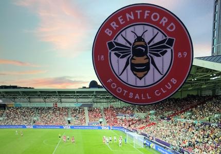 AMS / MMU Brentford FC coaster or plaque 
