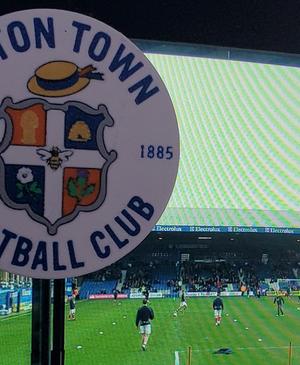 AMS / MMU Luton Town FC coaster or plaque 