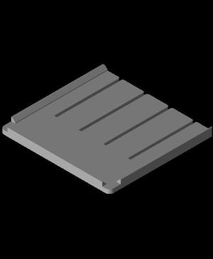 Leader holder for Plano 3600 tacklebox