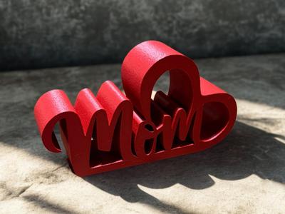 MOTHERSDAY STAND / MOM MELTED WITH HEART