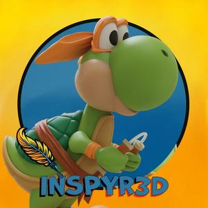 Yoshi_X_Michelangelo.stl