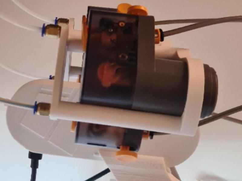 PTFE Tube fitting mount for AMS