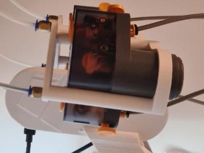 PTFE Tube fitting mount for AMS