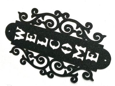 Plaque welcome