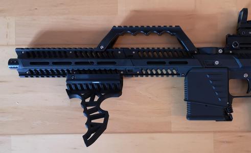 Top Rail and Raiser Paintball Magfed Milsim Woodland Gotcha