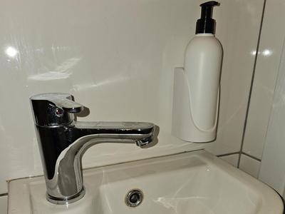 Soap bottle wall mount NO SCREWS