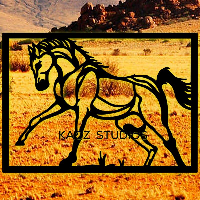 mustang wall art horse wall decor animal decoration