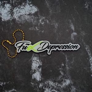 F*ck Depression Keychain