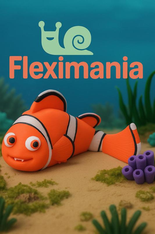 Articulated Finding Nemo Clown Fish Toy