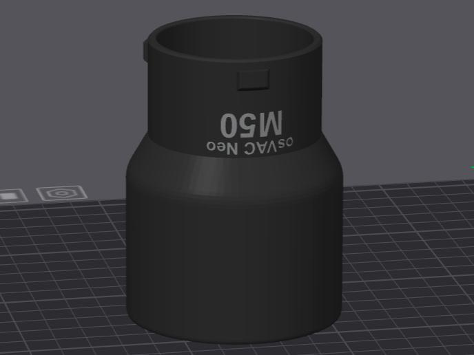 osVAC M50 <-> Dewalt DW 745