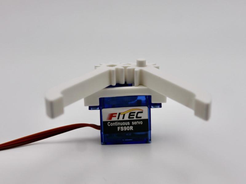 Robot Arm Claw for FS90R Continuous Servo Motor