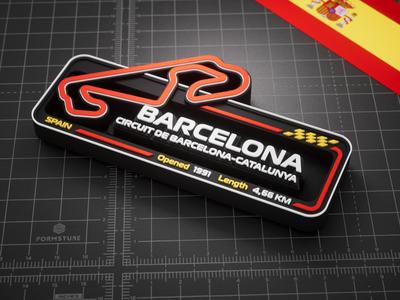 Race Track collectables / "BARCELONA"