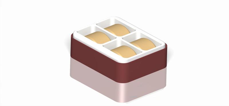 Caja Organizador Stand 4 Relojes