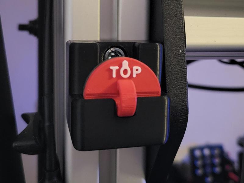 SRM tiny emulator holder for simrig (Fanatec)