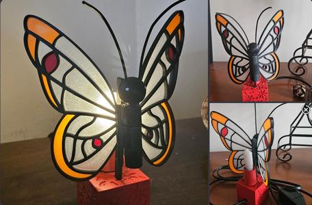 butterfly Tiffany lamp 