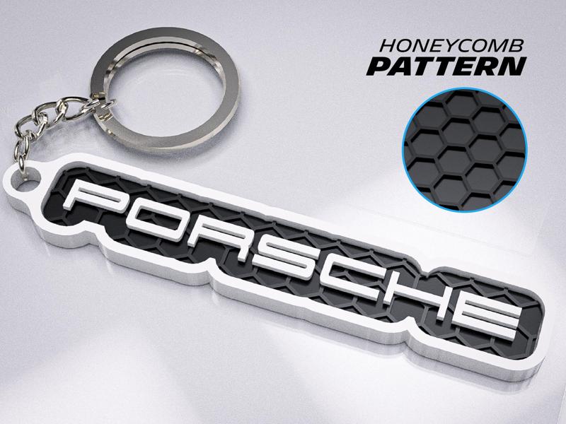 Porsche Keychain