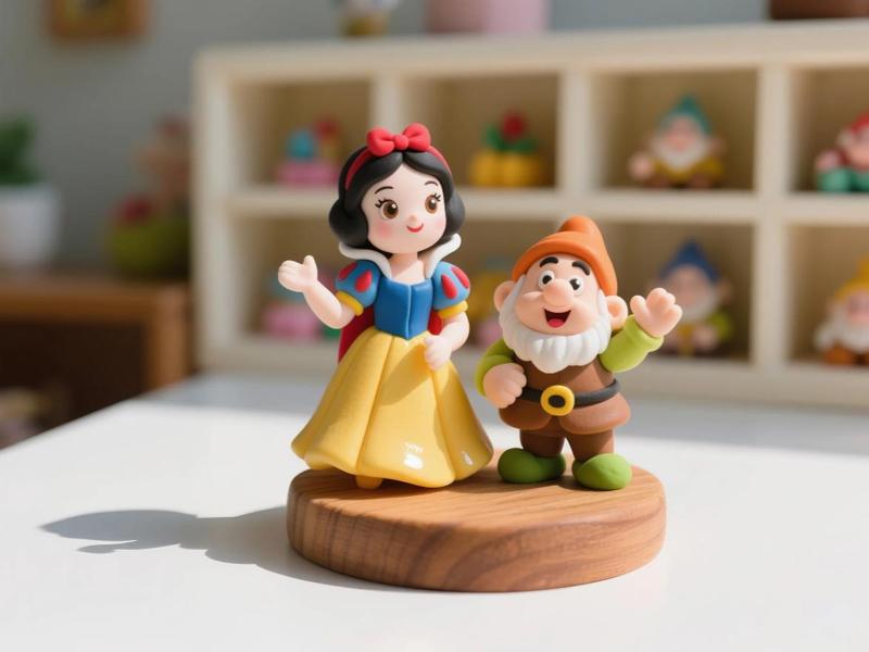 Snow White and the Seven Dwarfs Print in Place for A1 mini