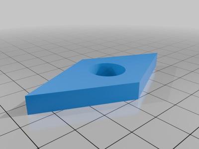 Big Drak diamond insert for coroplast