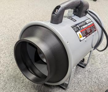 6in reducer for Central Machinery (HF) 8in Portable Ventilator, to 6in hose
