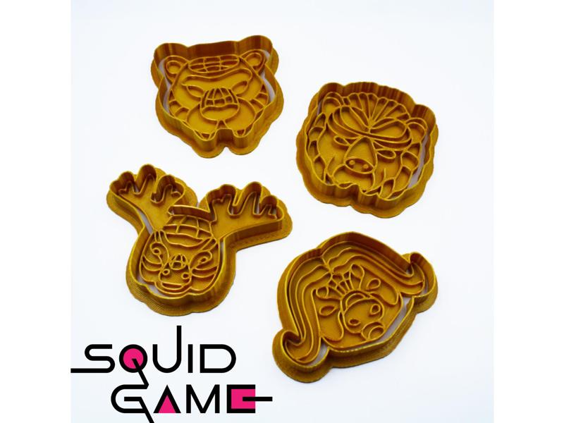 Squid Game VIP Mask Cookie Cutter Set