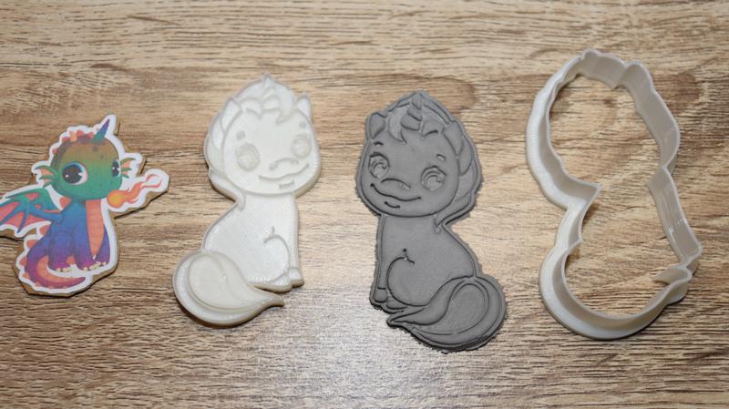 cookie cutter unicorn sitting