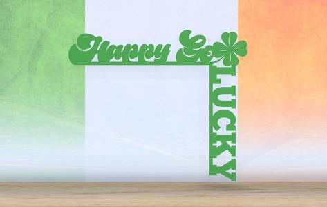 Saint Patrick's Day - Happy Go Lucky - Door Corner