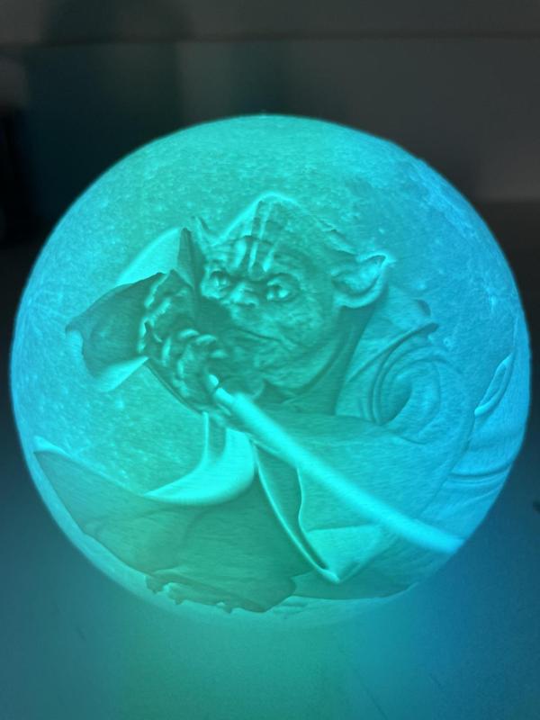 Yoda Star Wars Moon