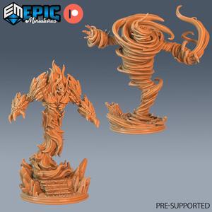 Air & Fire Elemental Prime Team / Ancient Giant Tornado & Inferno / Wind & Flame Element Primordial
