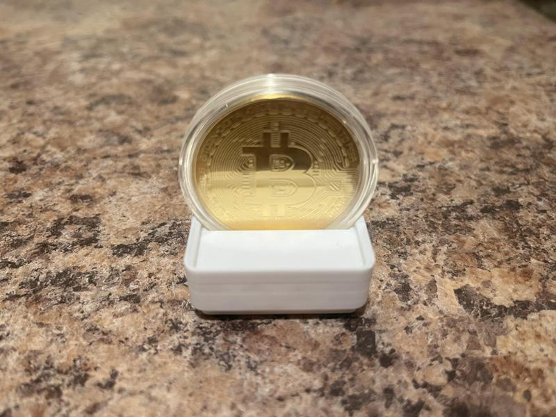 Gridfinity 1x1x2 Bitcoin Holder