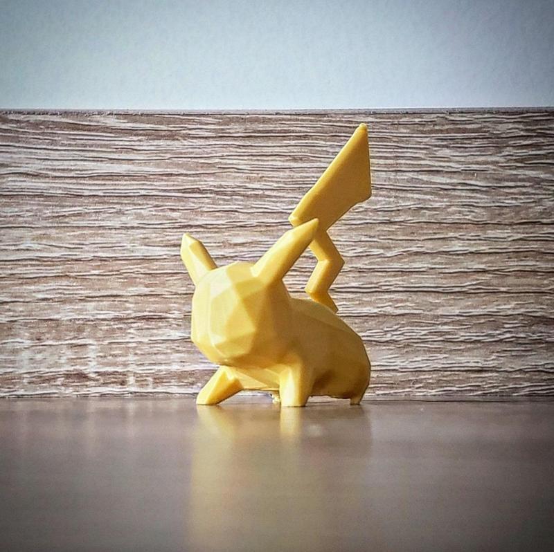 Pikachu attack - low poly (pokemon)