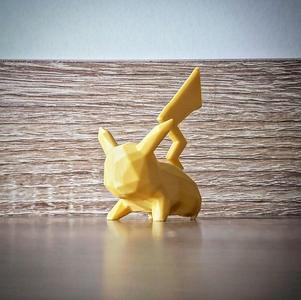 Pikachu attack - low poly (pokemon)