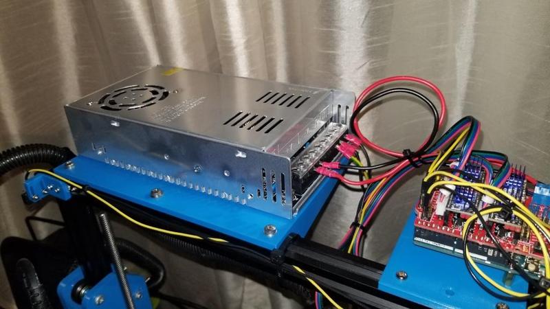 2020 Extrusion Power Supply Mount