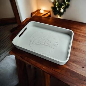 Winter Village Tray
