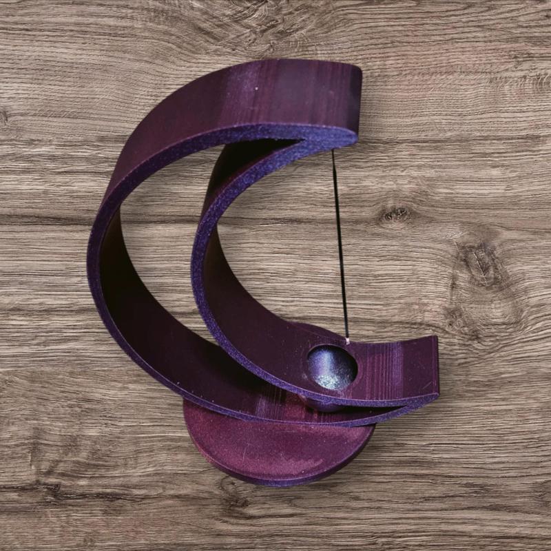 Inverted Moon Incense Holder