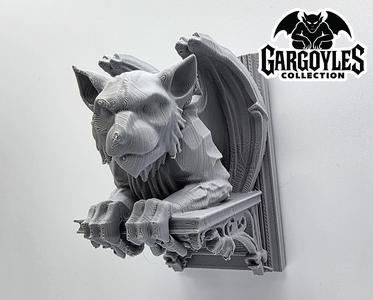 Wall-Mount Leering Gargoyle